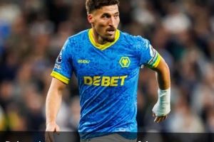 狼队官方：多赫蒂腕舟骨骨折手术成功，预计不会缺阵太长时间